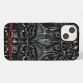 Charcoal Mandala iPhone Hoesje (Achterkant horizontaal)