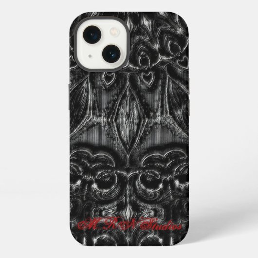 Charcoal Mandala iPhone Hoesje (Achterkant)