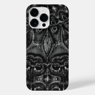 Charcoal Mandala iPhone 14 Pro Max Hoesje