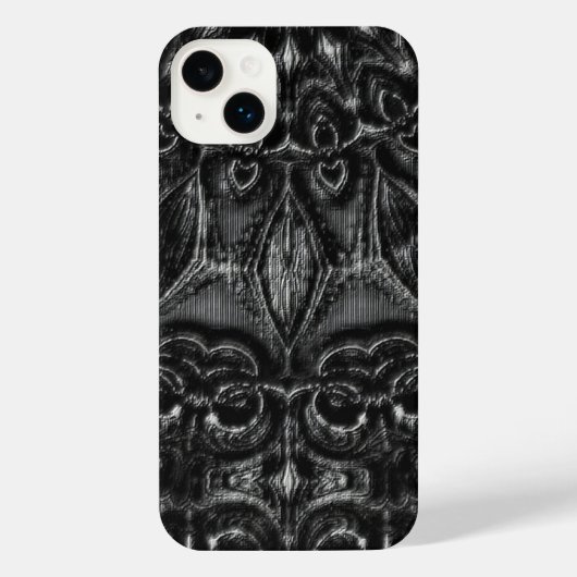 Charcoal Mandala iPhone Hoesje (Achterkant)