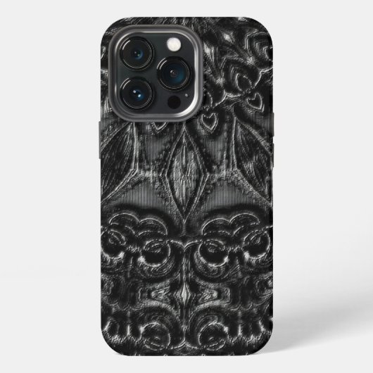 Charcoal Mandala iPhone Hoesje (Achterkant)