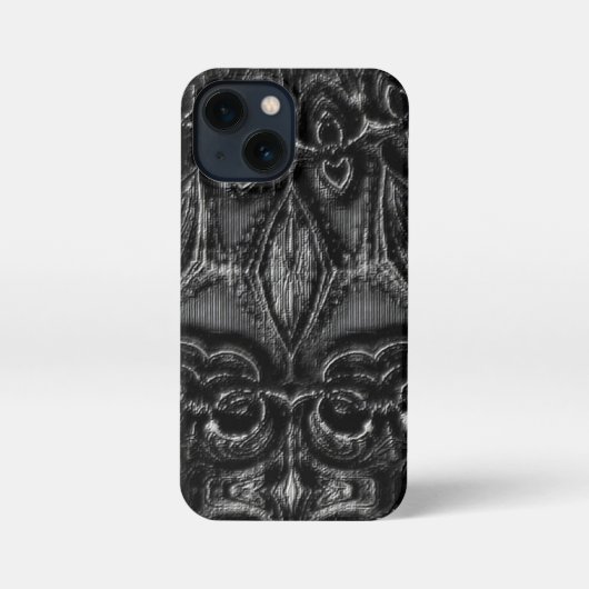 Charcoal Mandala iPhone Hoesje (Achterkant)