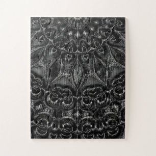 Charcoal Mandala Jigzaag Puzzle Legpuzzel