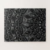Charcoal Mandala Jigzaag Puzzle Legpuzzel (Horizontaal)