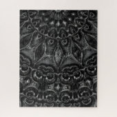 Charcoal Mandala Jigzaag Puzzle Legpuzzel (Verticaal)