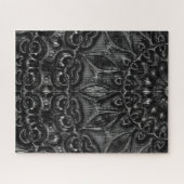 Charcoal Mandala Jigzaag Puzzle Legpuzzel (Horizontaal)