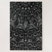 Charcoal Mandala Jigzaag Puzzle Legpuzzel (Verticaal)
