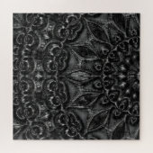 Charcoal Mandala Jigzaag Puzzle Legpuzzel (Horizontaal)
