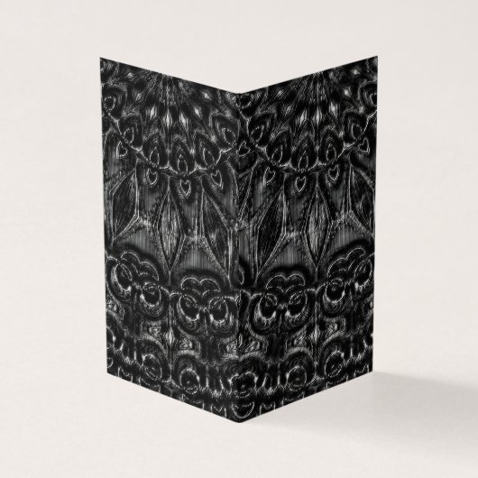 Charcoal Mandala  Kaart (Buitenkant)