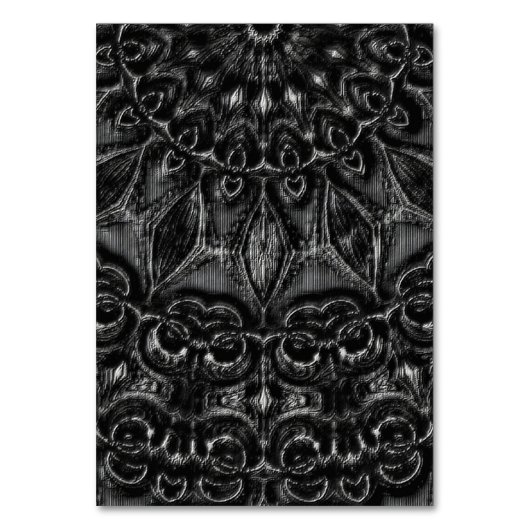 Charcoal Mandala Kaart (Achterkant)