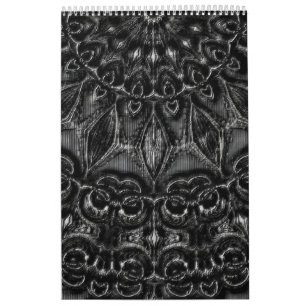 Charcoal Mandala Kalender