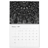 Charcoal Mandala Kalender (Feb 2027)