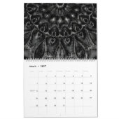 Charcoal Mandala Kalender (Mar 2027)
