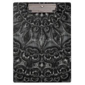 Charcoal Mandala Klembord (Voorkant)