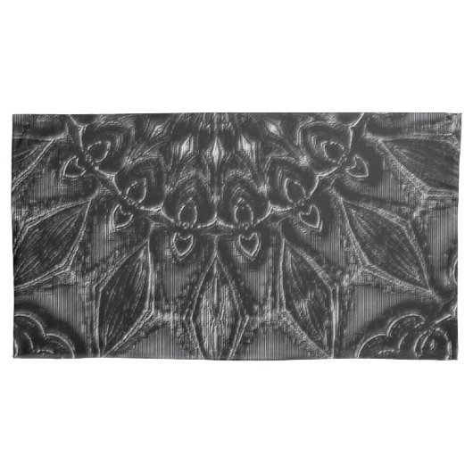 Charcoal Mandala Kussensloop (Voorkant)