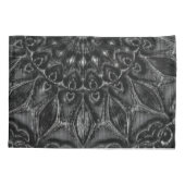Charcoal Mandala Kussensloop (Achterkant-Links)