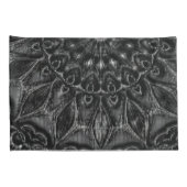 Charcoal Mandala Kussensloop (Achterkant-Rechts)