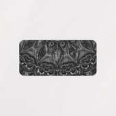 Charcoal Mandala  Labels (Design 2)