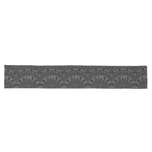 Charcoal Mandala Lange Tafelloper (Horizontaal)