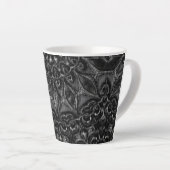 Charcoal Mandala Latte Mok (Rechterhoek)