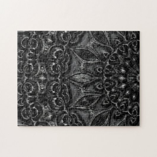 Charcoal Mandala Legpuzzel (Horizontaal)
