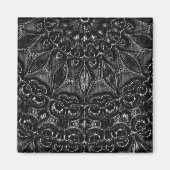 Charcoal Mandala Magneet (Voorkant)