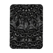 Charcoal Mandala Magneet (Verticaal)