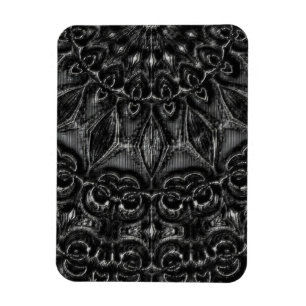 Charcoal Mandala Magneet