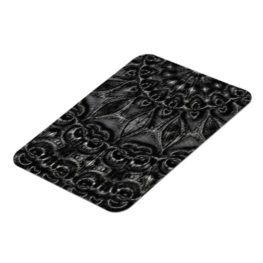 Charcoal Mandala Magneet (Linkerzijde)