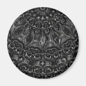 Charcoal Mandala Magnet (Voorkant)