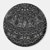 Charcoal Mandala Magnet (Voorkant)