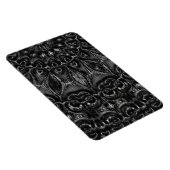 Charcoal Mandala Magnet Magneet (Rechterzijde)