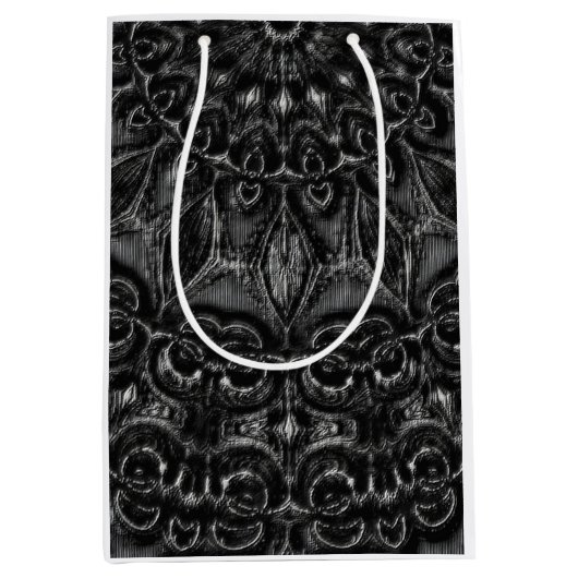 Charcoal Mandala Medium Cadeauzakje (Voorkant)