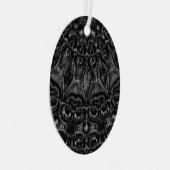 Charcoal Mandala Metalen Ornament (Voorkant Rechts)