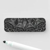 Charcoal Mandala Naamplaatje (In situ)