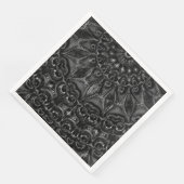 Charcoal Mandala Napkins Servet (Hoek)