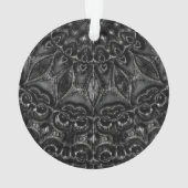 Charcoal Mandala Ornament (achterkant)
