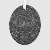 Charcoal Mandala Ornament (voorkant)