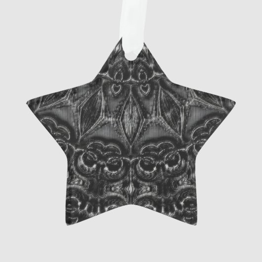 Charcoal Mandala Ornament (achterkant)