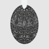 Charcoal Mandala Ornament (voorkant)