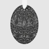 Charcoal Mandala Ornament (achterkant)