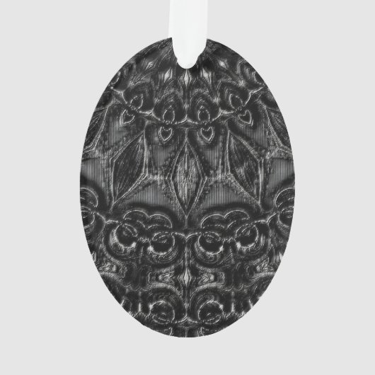 Charcoal Mandala Ornament (achterkant)