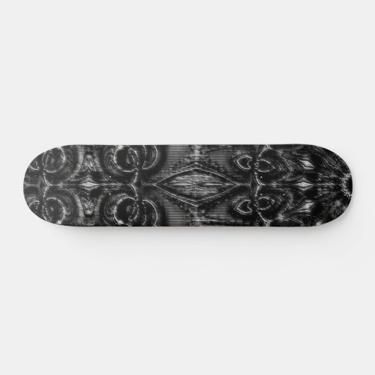 Charcoal Mandala Persoonlijk Skateboard (Horizontaal)