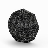 Charcoal Mandala Photo Block Fotoblokken (Rechts)