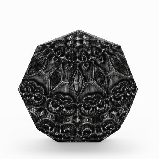 Charcoal Mandala Photo Block Fotoblokken (Voorkant)