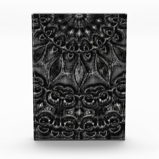 Charcoal Mandala Photo Block Fotoblokken (Voorkant)