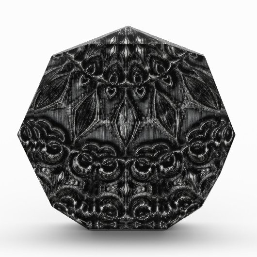 Charcoal Mandala Photo Block Fotoblokken (Voorkant)