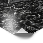 Charcoal Mandala Photo Print Foto Afdruk (Hoek)