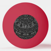 Charcoal Mandala Ping Pong Ball (Achterkant)