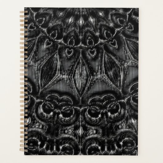 Charcoal Mandala Planner (Voorkant)